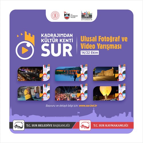 Kadrajımdan Kültür Kenti Sur, Ulusal Fotoğraf ve Video Yarışması (Ödüllü)